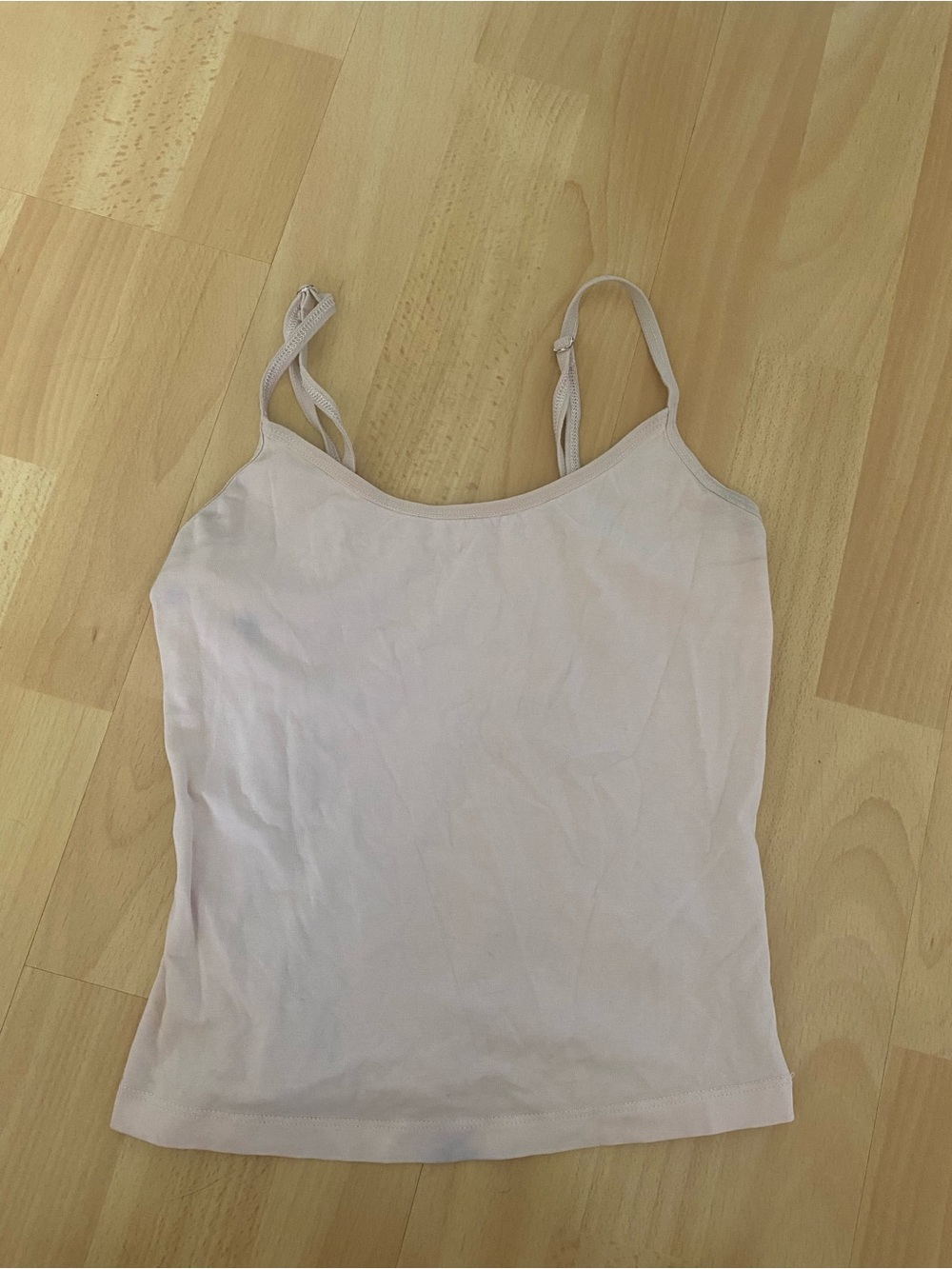 Garage light pink Spaghetti Strap Camisole tank top
